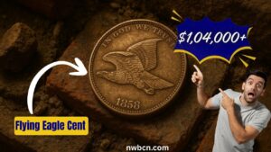 1858 Flying Eagle Cent Dug from Barn Foundation—Priced at $105,000