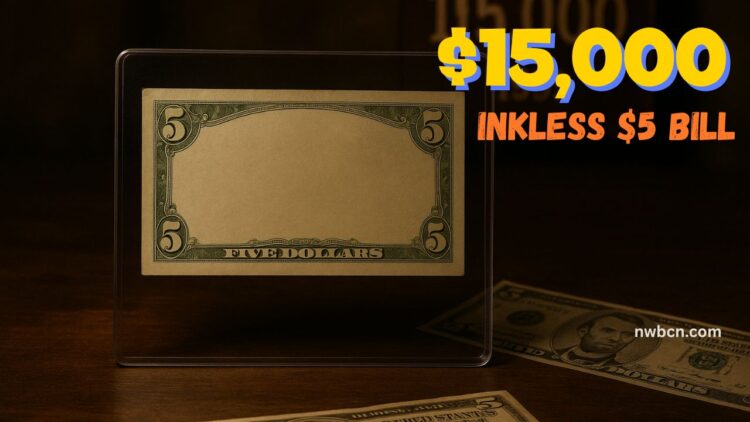 Inkless $5 Bill Error Earns Collectors Over $15,000 Rare Misprint Revealed