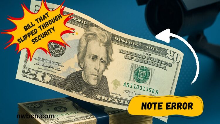Rare $20 Federal Reserve Note Error: How One Errant Bill Slipped Through Security