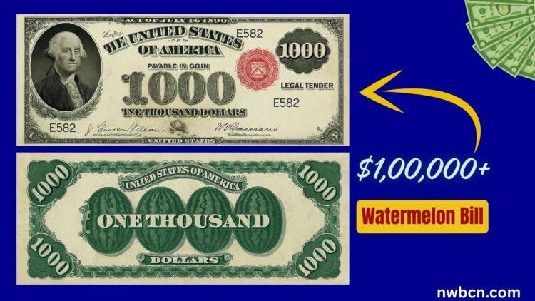 The $1,000 ‘Watermelon Bill’ from 1890 Why the Zeroes Look Like Fruit—and Cost Millions