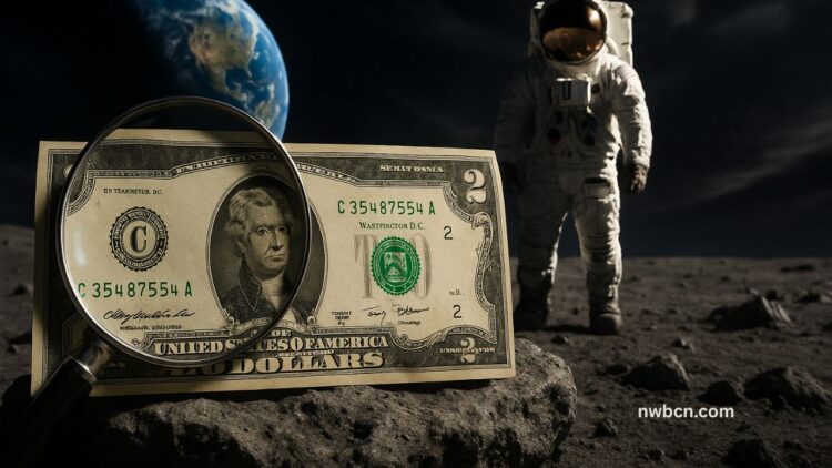 The Dollar Bill That Traveled to the Moon NASA Astronaut’s $2 Bill Now Valued at $75,000