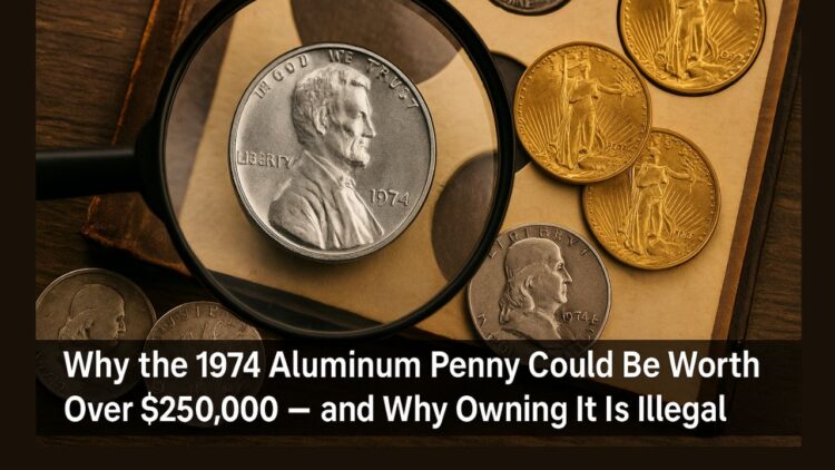 Why the 1974 Aluminum Penny Could Be Worth Over $250,000 — and Why Owning It Is Illegal